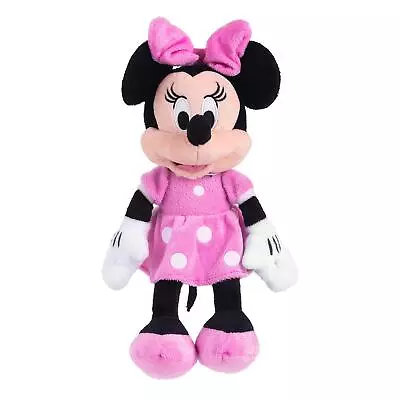 Disney Minnie Mouse 11 Inch Child Plush Toy Stuffed Character Doll In Pink Dress • $15.95