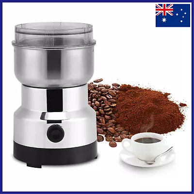 220‑240V Electric Stainless Steel Grinding Coffee Bean Milling Machine Home AUS • $21.99