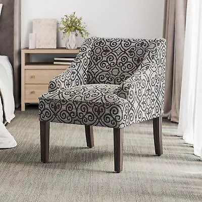 Accent Chair Linen Upholstered Wingback Arm Chair • $119.99