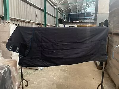 £25 • Buy Used 6'3 Horseware MW-HW Stable Quilt Horse Rug With Fixed Hood *See Des #F060