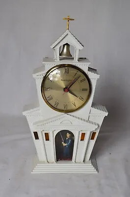 Mastercrafters Clock 560 Animated Church Bell Ringer Lighted Works • $115