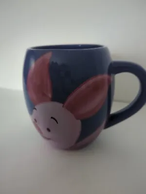 Disney Tams Blue Barrel Mug PIGLET Winnie The Pooh One Pint Ceramic Collectable • £10.99