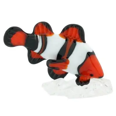 GlassOfVenice Murano Glass Venetian Clownfish • $99.95