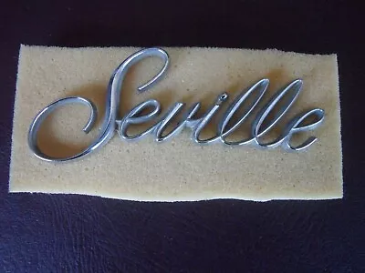 Vintage Cadillac Seville Script Emblem  - Nice • $18