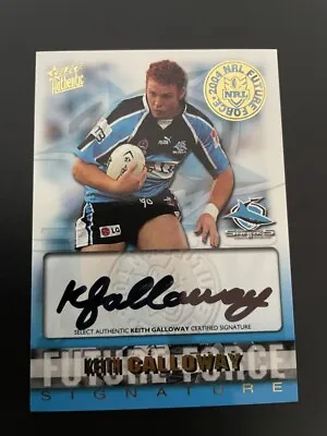 $51.25 • Buy 2004 Select NRL Future Force Signature Card FF2 Keith Galloway