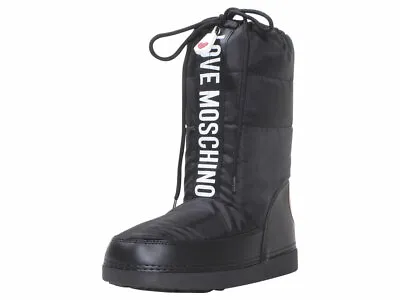 Love Moschino Women's Winter Snow Boots Logo Black • $180