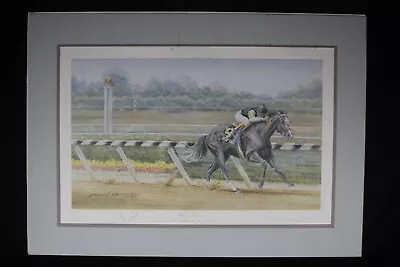 Holy Bull 1994 Horse Jockey Mike Smith Signed Artists Proof Michael Geranghty • $174.94
