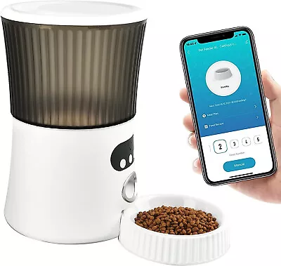 50% Off!6L Automatic Feeder 2.4G Wifi Enabled Smart Dry Food Dispenser For Pets • $33.99