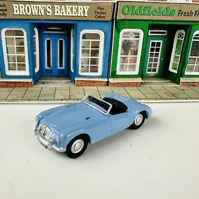 Oxford Diecast 1:76 OO MGA Railway Scale Sports Car Model In Iris Blue • £8.95