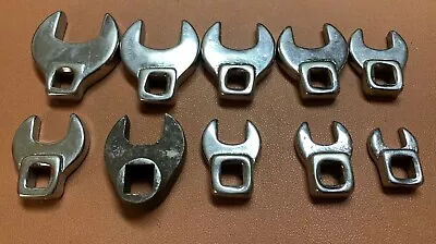 Crowsfoot Wrench Set 1” - 7/16” Ten Piece Set • $20