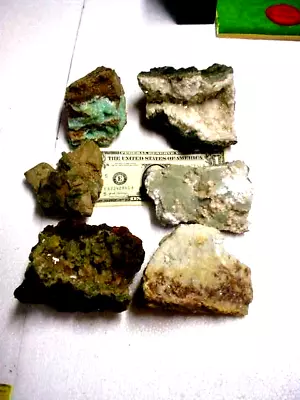 Lot Of Mineral Specimens: 6 Diff't Collector's Dream • $98.76