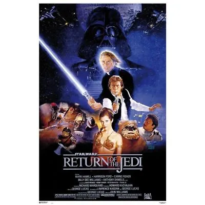 STAR WARS - RETURN OF THE JEDI - MOVIE POSTER - 24x36 CLASSIC VINTAGE 84675 • $11.95