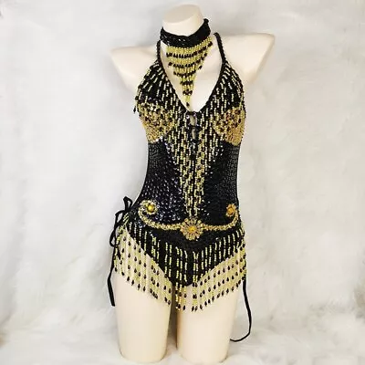 £201.96 • Buy 2023 Samba Carnival Costume Beaded Sequins Stage Performance Costume