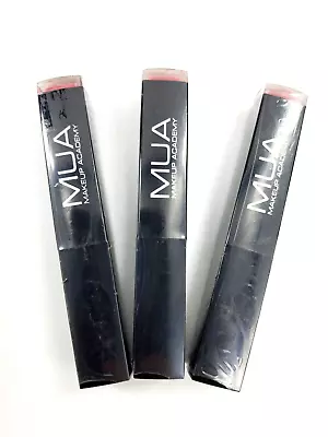 3 X MUA Makeup Academy Color Drenched Lip Butter 606 Spice New Sealed • $14.99