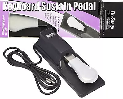 Onstage Sustain Pedal With Polarity Switch Heavy Duty For Keyboards - Brand New • $44.95