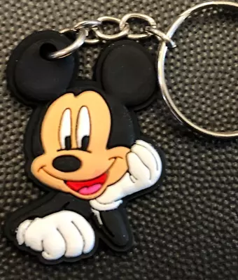 Disney Keychain Key Chain Ring Mickey Mouse Rubber Free-d 3d Hands Face Souvenir • $9.99