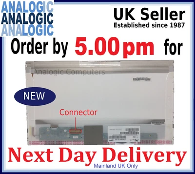 £43.95 • Buy 15.6  HD LCD TFT Screen Panel ADVENT MONZA C1 E1 N1 N2 N3 T100 S200 T200 V100