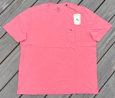 $36.50 • Buy Tommy Bahama Men's Cool Cotton Crew V Neck Pocket T Shirt Big Guy M L XL 2XL 3XL