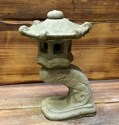Stone Garden Detailed Small Japanese Pagoda Hand Cast Stone Ornament Gift • £36.70