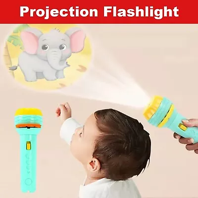 Flashlight Torch Light Children Finding Party Kids Projector Cartoon Toys Game • $13.49