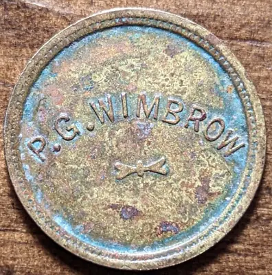 Pittsville Maryland MD P. G. Wimbrow 1 Bkt Canning Co. Trade Token • $14.99
