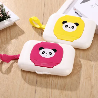 Baby Travel Wipe Case Child Wet Wipes Box Changing Dispenser Storage Holder NEW • £6.85