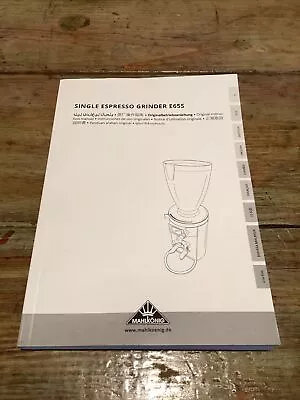 Mahlkonig E65S Manual • $20