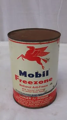 Mobil Oil Freezone 1QT Can Vintage. Good Graphics…. Pegasus #1 • $35.99