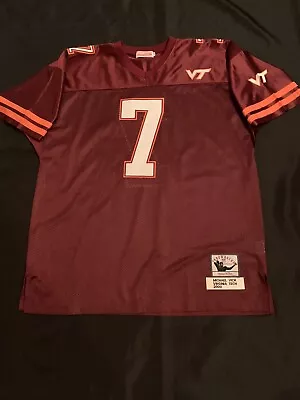 Rare College Jersey Virgina Tech Hokies ( Michael Vick ) SZ 56 • $190