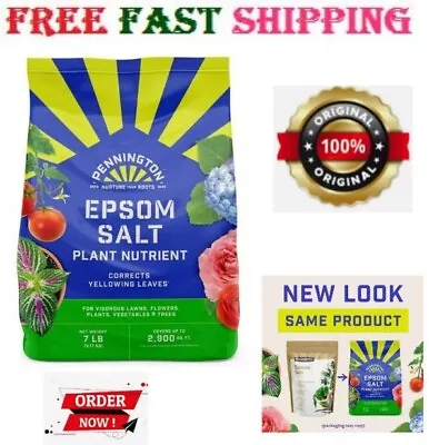 New Pennington Epsom Salt Plant Food Fertilizer 7 Lb. - Great Price. • $14.60