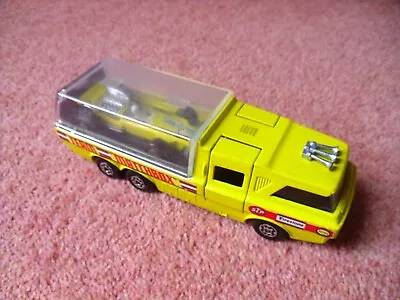 Matchbox Superkings Diecast Racing Car Transporter K7 + No34 Formula 1 Model • £39.95