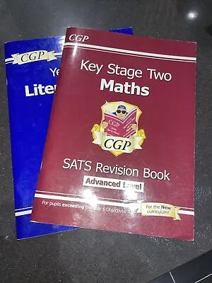 £4 • Buy KS2 CGP Maths And Literacy SATS Revision Books