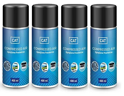 £13.99 • Buy 4 X 400ml Compressed Air Duster Gas Spray / Cleaner, MAX POWER