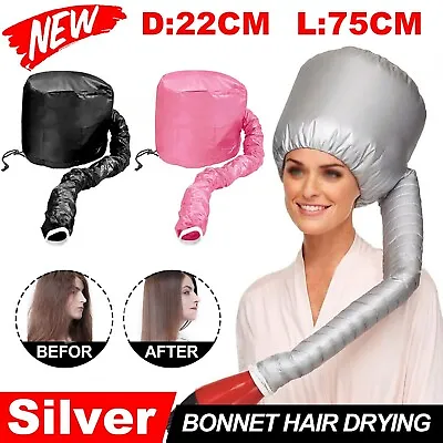 Bonnet Hair Drying Cap Hat Hood Soft Women Blow Dryer Hairdressing Tool Home • $13.99
