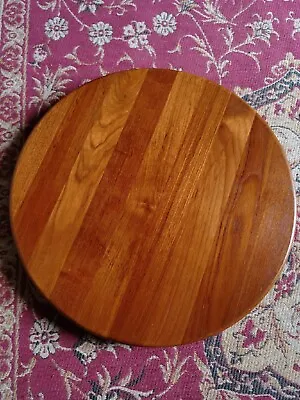 £140 • Buy Vintage DIGSMED Denmark Danish Wooden Rotating Lazy Susan 43cm 17  Inches
