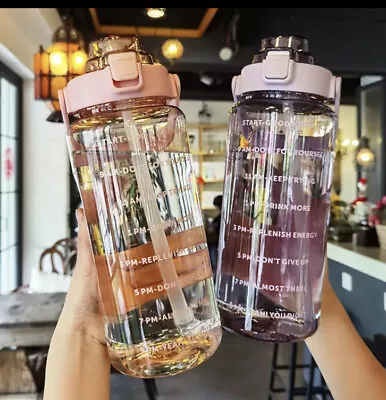 2 Litre Water Bottle With Straw • £8.25