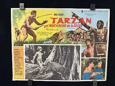 1968~Tarzan And The Jungle Boy~MIKE HENRY~ALIZA GUR~ Original Mexican Lobby Card • $24.99