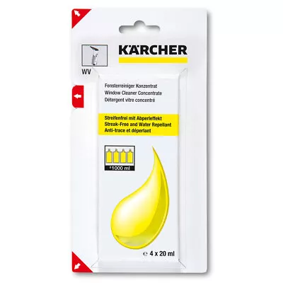 Karcher RM 503 Window Cleaning Concentrate 4 X 20ml - Genuine Karcher Part • £8.99