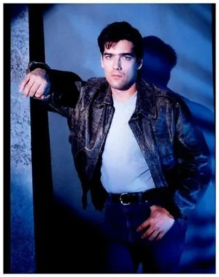 Ken Wahl Wiseguy Sexy Studio Pin Up In Leather Jacket Vintage 8x10 Color Photo • £24.10