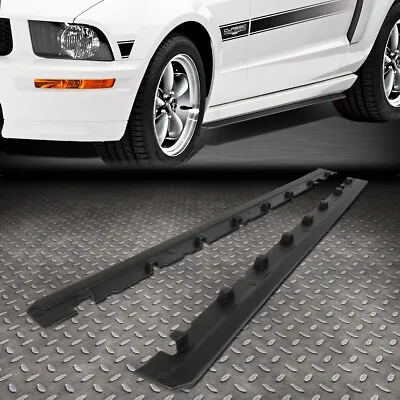 For 2010-2014 Ford Mustang Rp Style Pair Side Skirts Panel Extension Body Kit • $118.88