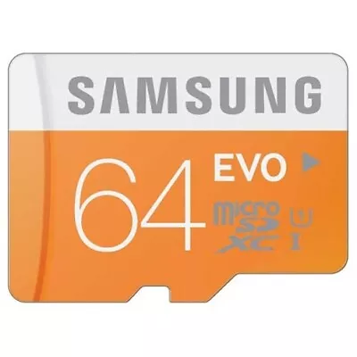 For Galaxy A15/A14 Samsung Evo 64GB Memory Card High Speed MicroSD Class 10 • $46.54