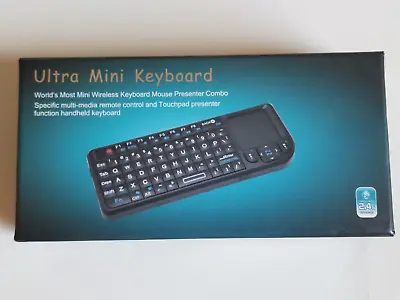 Mini Keyboard Portable Lightweight Handheld Keyboard With Touchpad USB Pocket • $14.99