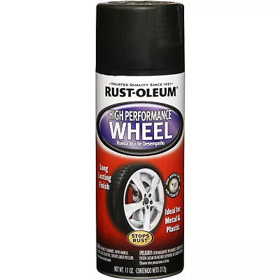 Wheel Coating Spray Paint Car Trucks Metallic Matt Black Rims Stop Rust • $14.97