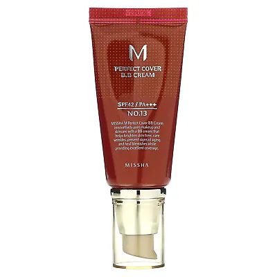 M Perfect Cover B.B Cream SPF 42 PA+++ No. 13 Bright Beige 1.7 Fl Oz (50 Ml) • $14.72