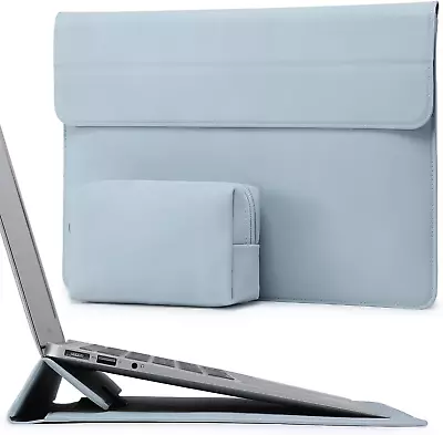 HYZUO 13 Inch Laptop Sleeve Case With Stand For 2024-2018 MacBook Air 13 M3 A311 • £14.99