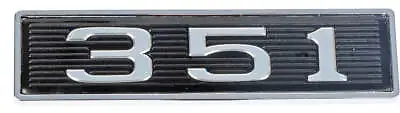 1969 & 1970 Ford Mustang 351 Classic Hood Scoop Shaker Emblem In Black & Chrome • $13.42