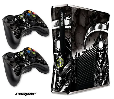 Skin Decal For Xbox 360 Slim Gaming Console & Controller Xbox360 Slim RPR B • $8.95