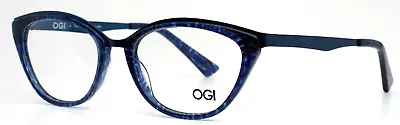 OGI Evolution 9232/2078 Blue Mystic Womens Cat Eye Eyeglasses 52-17-135 B:37 • $45.99