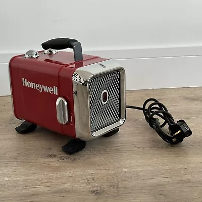 Honeywell HZ-510E Heavy Duty Fan Heater Red With Adjustable Height • £49.99