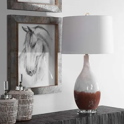 £243.12 • Buy Durango Modern Earthy Ceramic 29  Table Lamp Crystalbase Uttermost 28339